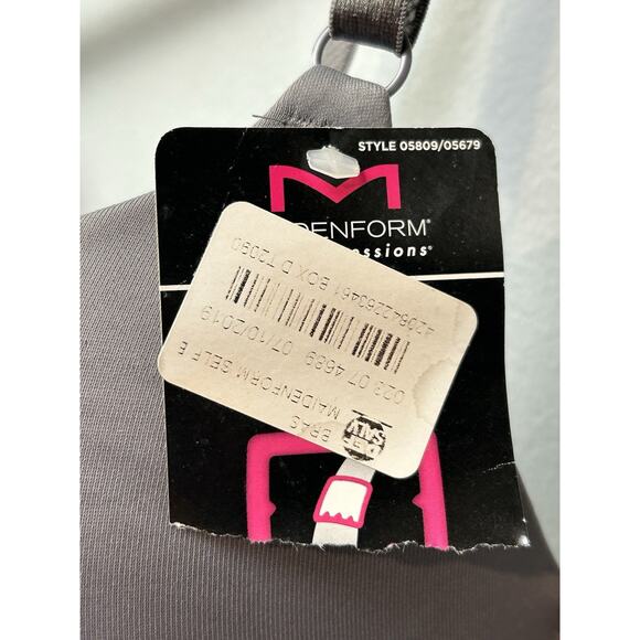 Maidenform Women 05809 Push Up Bra‎ Gray Lace Floral Womens Size 34D New - Picture 5 of 10